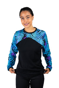FiiN Women´s Bikewear_LS Mountainbike Jersey Women_Long Sleeve Jersey_Mountainbike Trikot für Damen_Outdoorshirt_Fahrradtrikot Damen_Radsporttrikot Frauen_Fahrradshirt