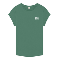 #A9 - ROLLED SLEEVE SHIRT FACE - green