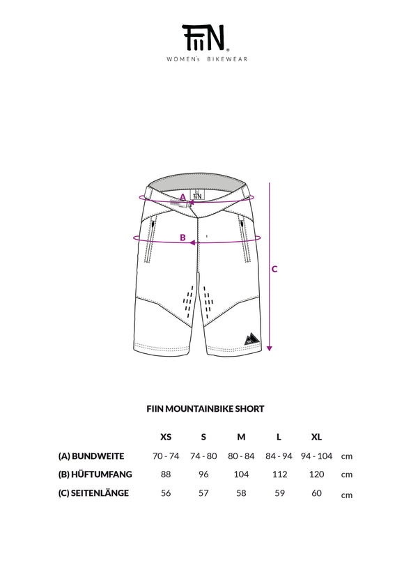 #A5 Mountainbike Short | simply black