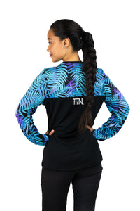 FiiN Women´s Bikewear_LS Mountainbike Jersey Women_Long Sleeve Jersey_Mountainbike Trikot für Damen_Outdoorshirt_Fahrradtrikot Damen_Radsporttrikot Frauen_Fahrradshirt