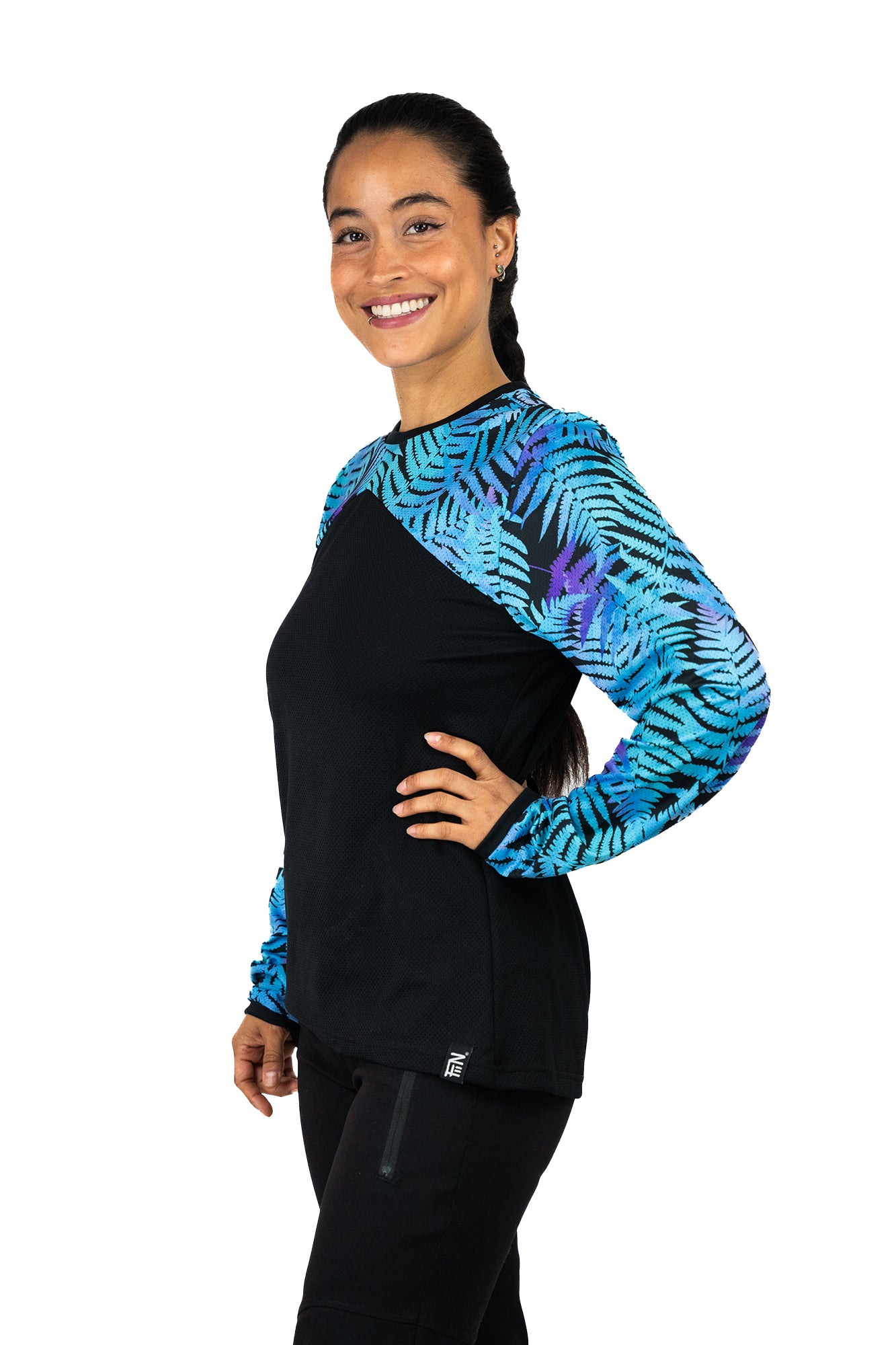 FiiN Women´s Bikewear_LS Mountainbike Jersey Women_Long Sleeve Jersey_Mountainbike Trikot für Damen_Outdoorshirt_Fahrradtrikot Damen_Radsporttrikot Frauen_Fahrradshirt