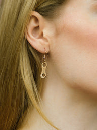 EARRING CHAINLINK | copper