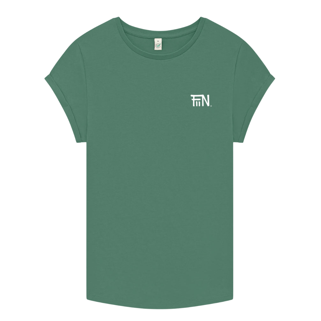#A9 - ROLLED SLEEVE SHIRT FACE - green
